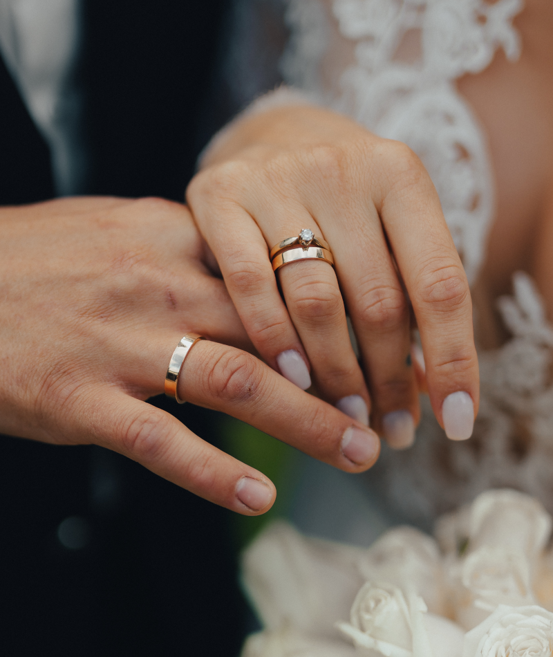 Holding Hands Rings